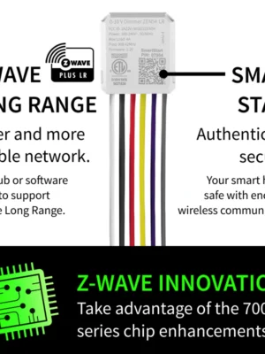 ZOOZ 700 SERIES Z-WAVE PLUS 0-10 V DIMMER ZEN54 LR