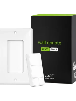 ZOOZ 800 SERIES Z-WAVE WALL REMOTE ZEN37 800LR (BATTERY POWERED)